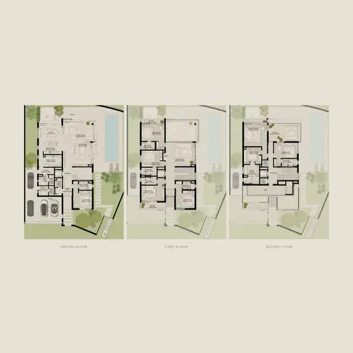 Nad Al Sheba Gardens Phase 5 - Floor plans: 7+ Bedrooms