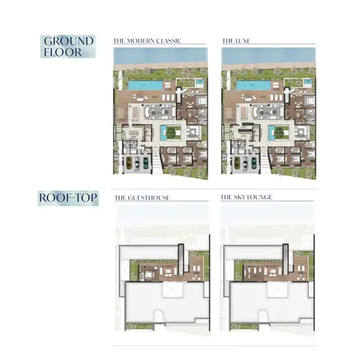 Plagette 32  - Floor plans: 4 Bedrooms