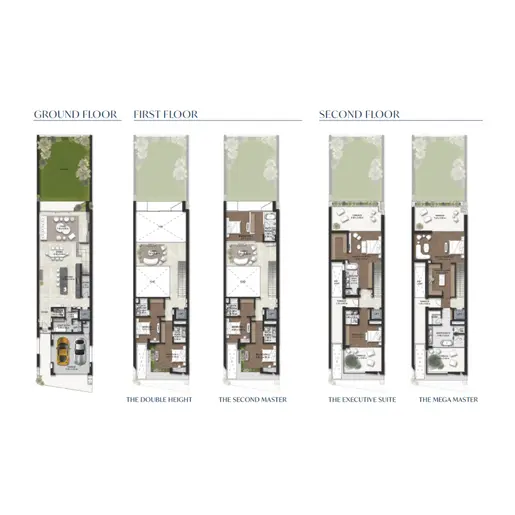 Plagette 32  - Floor plans: 3 Bedrooms