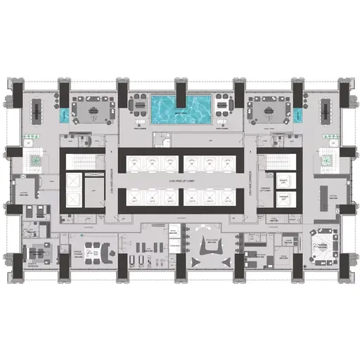Burj Binghatti Jacob & Co Residences - Планы этажей: 7+ спален